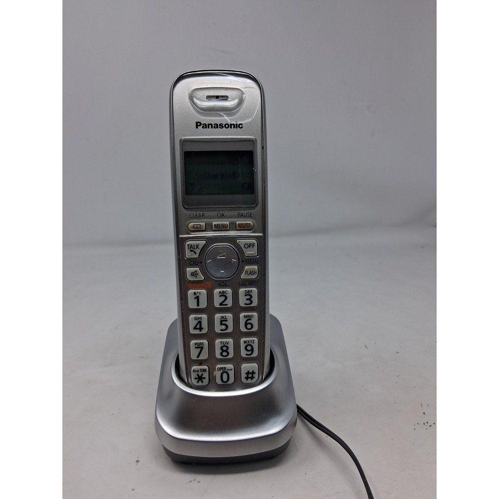 Panasonic KX-TGA402 N Handset Cordless Phone W/ Charging Base PNLC1041 Tested. O